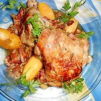 recette Cuisse de dinde aux pommes cocottes