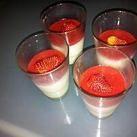 recette Pannacotta fraise