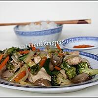 recette Shop suey de légumes au poulet