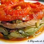 recette Tian méridional de légumes confits à la tapenade aux sardines