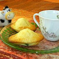 recette Madeleines faciles plusieurs variantes : fruits confits, noisette de nutella...