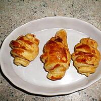 recette mini croissant au jambon