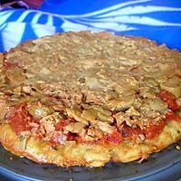 recette PIZZA TATIN COTT sans lait ni oeuf  ou pizza façon tatin