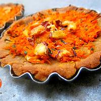 recette Tartelettes aux carottes et châtaignes {sans gluten}