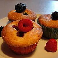 recette muffins fruits rouge