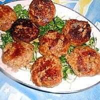 recette Boulettes de porc cuit