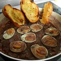 recette MES  OEUFS  DURS  AU  VIN  ET PAIN GRILLE