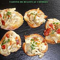 recette TARTINE DE BULOTS AU CHORIZO