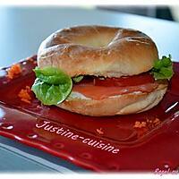 recette Bagel au saumon fumé