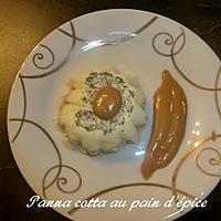 recette PANNA COTTA AU PAIN D'EPICE