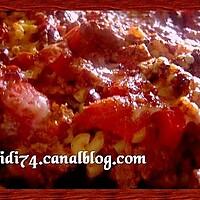 recette Gratin de pâtes façon chili con carne