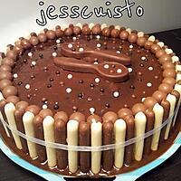 recette gateau au chocolat chantilly choco blanc coco