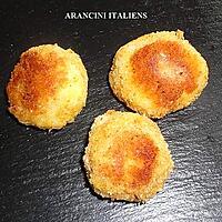 recette ARANCINI ITALIENS (BOULETTES DE RIZ MOZZARELLA)