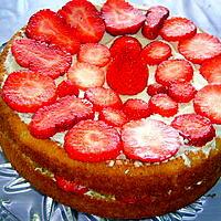 recette Biscuit aux fraises et mascarpone