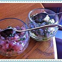 recette Tartare de thon et daurade royale