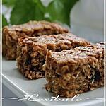 recette ~Barres aux courgettes et aux dattes~