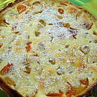 recette TARTE  AUX  PECHES  ET  ABRICOTS