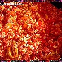 recette Ebly à la tomate et chorizo