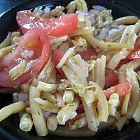 recette Salade de tomates et haricots beurre