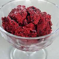 recette Glace aux fruits rouges