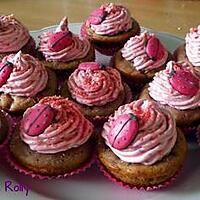 recette Cupcakes framboises et pralines roses