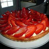 recette Tarte fraises et framboises