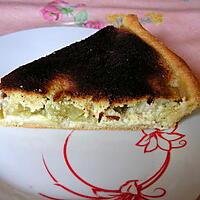 recette Tarte à la rhubarbe amande et noisette