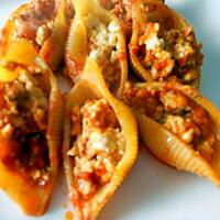 recette Conchiglioni farcis au poulet