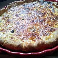 recette Quiche au jambon et roquefort