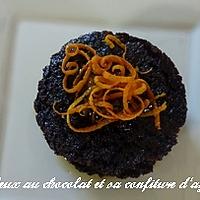 recette Moelleux au chocolat et sa confiture d'agrumes