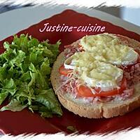 recette Bruschetta bacon, tomate et chèvre