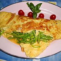 recette Omelette aux asperges sauvages