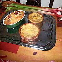 recette tartelettes rhubarbe blog nathalie la serviette  ou signe déco   et  dans le finistére