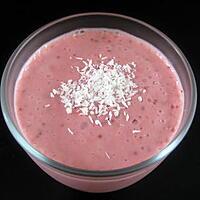 recette Smoothie fraise-coco