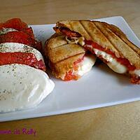 recette Croque chorizo et mozzarella