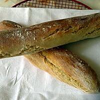 recette Baguettes de pain maison