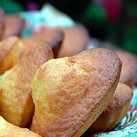 recette Madeleines au citron de Ghis et Nad