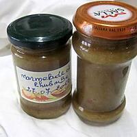 recette Marmelade de rhubarbe fraiche.