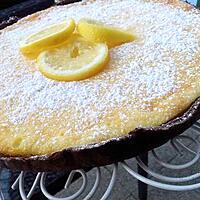 recette Tarte au citron sur sa pate chocolaté