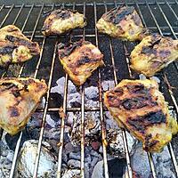 recette Grillades de poulet marinade (citron et curry)