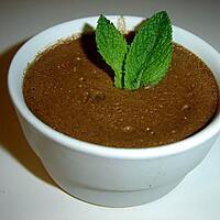 recette pot de créme chocolat, menthe