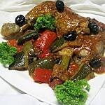 recette Cuisses de poulet aux légumes de saison.