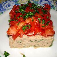 recette Tartare de tomates au thon