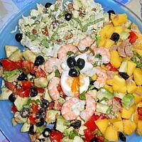 recette SALADE   DU  SOLEIL