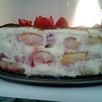 recette tiramisu au fraise