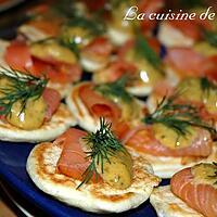 recette Blinis et saumon à l'aneth