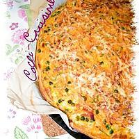 recette Quiche aux carottes, petits pois et lardons De Cathy R.