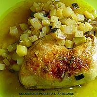 recette COLOMBO DE POULET A L' ANTILLAISE