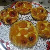 recette Tartelettes à la crème aux abricots.