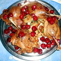 recette Confits de canard aux cerises